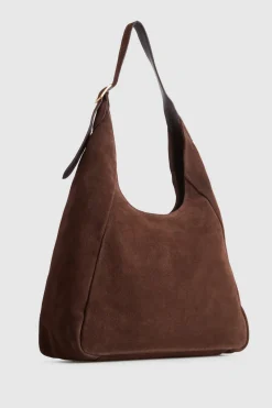 Alexa Leather Suede Hobo Bag