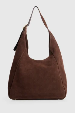 Alexa Leather Suede Hobo Bag
