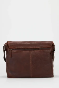 Anthony Leather E/W Satchel