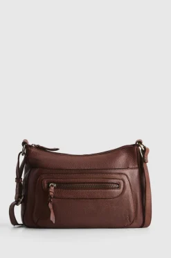 Carrie Leather Crossbody Bag