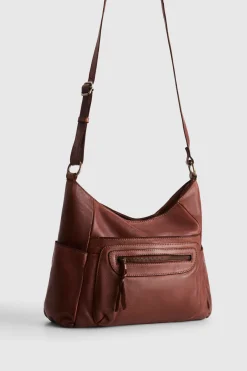 Carrie Leather Crossbody Bag