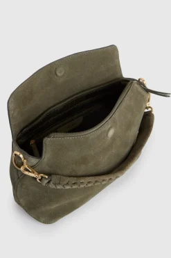 Clara Suede Leather Grab Bag