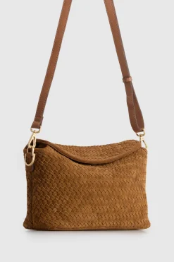 Clara Suede Leather Grab Bag