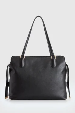 Clover Leather Work Tote Bag