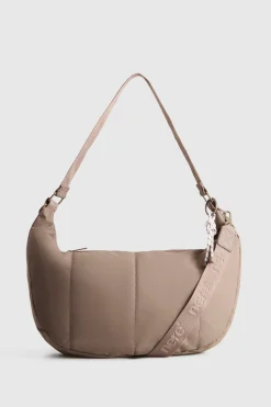 Coated Crescent Sling Bag