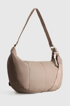 Coated Crescent Sling Bag