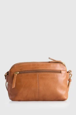 Elise Leather Weave Crossbody Bag