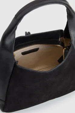 Emmy Leather Suede Hobo Bag