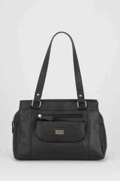 Flap Pocket Tote Bag