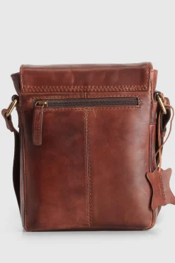 Flynn Leather N/S Satchel