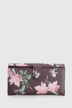 Iris Floral Large Wallet