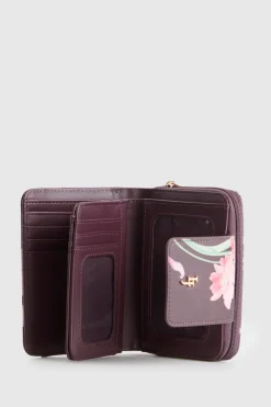 Iris Floral Small Tab Wallet