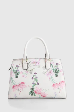 Iris Floral Tote Bag