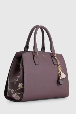 Iris Floral Tote Bag