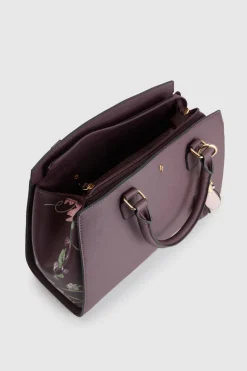 Iris Floral Tote Bag