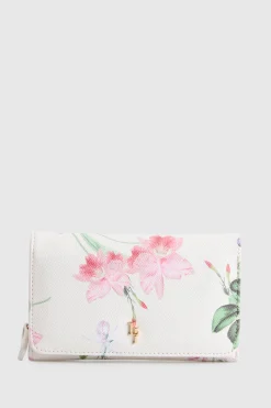 Iris Floral Trifold Wallet