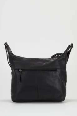 Isla Leather Braided Crossbody Bag