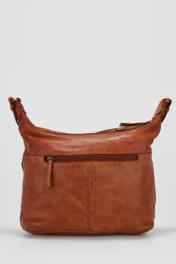 Isla Leather Braided Crossbody Bag