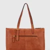 Ivy Leather Buckle Work Tote Bag
