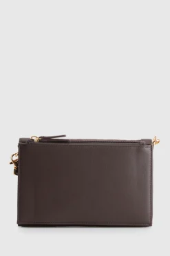 Jacquard Flap Crossbody Bag