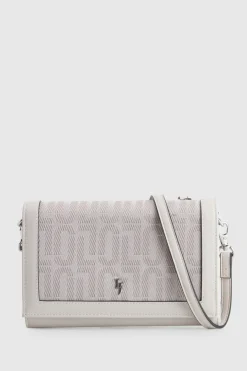 Jacquard Flap Crossbody Bag