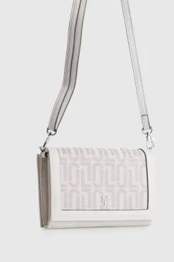 Jacquard Flap Crossbody Bag