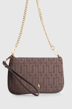 Jacquard Shoulder Pouch Bag