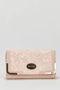 Lace Look Large Wallet
