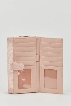 Lace Look Large Wallet