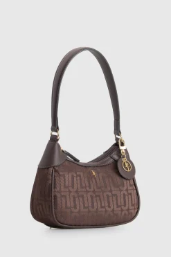 Logo Jacquard Shoulder Bag