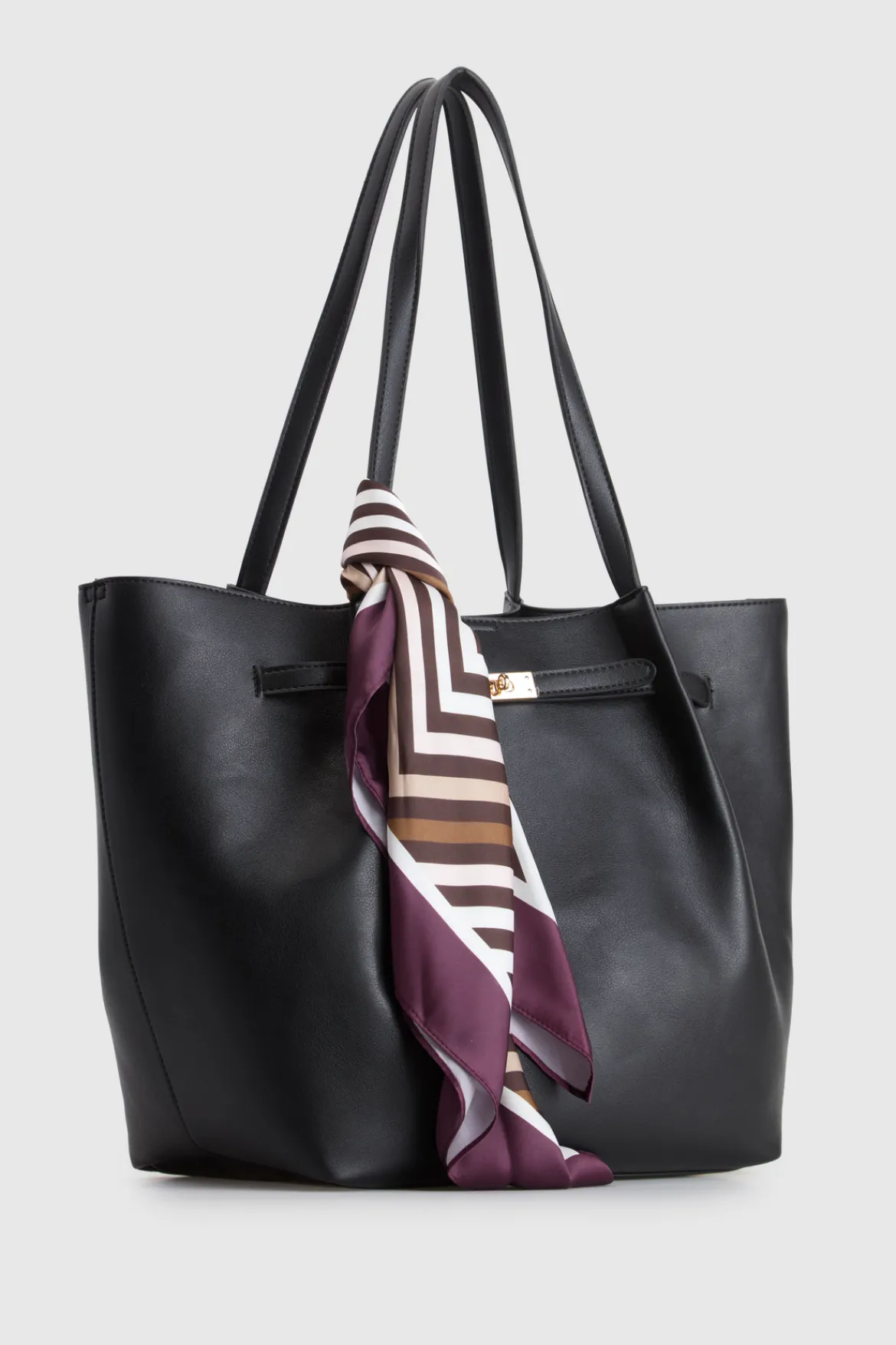 Lottie Belted Scarf Tote Bag