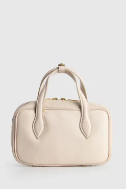 Lucia Leather Bowling Bag