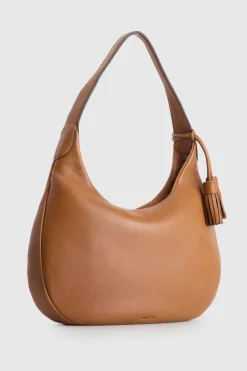 Maisy Leather Tassel Shoulder Bag