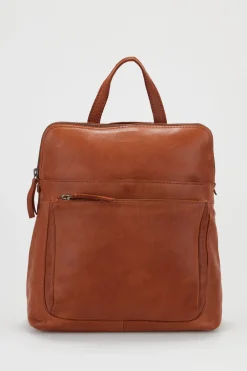 Maya Leather Convertible Backpack