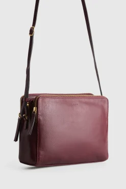 Maya Leather Crossbody Bag