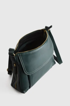 Maya Leather Crossbody Bag