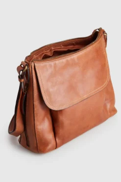 Maya Leather Large Crossbody Bag