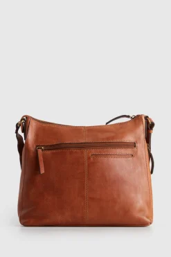 Maya Leather Large Crossbody Bag