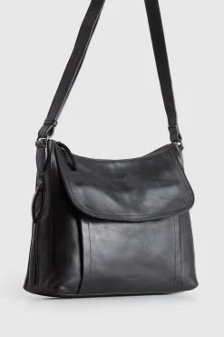 Maya Leather Large Crossbody Bag