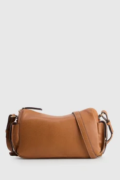 Narda Leather Pocket Crossbody Bag