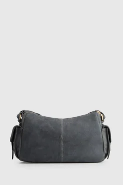 Narda Leather Pocket Crossbody Bag