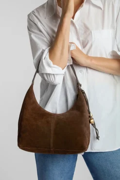 Nina Leather Suede Hobo Bag