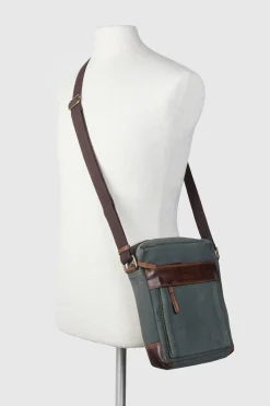 Noah Canvas/Lea Trim NS Satchel
