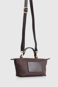 Noosa Leather Trim Crossbody Bag