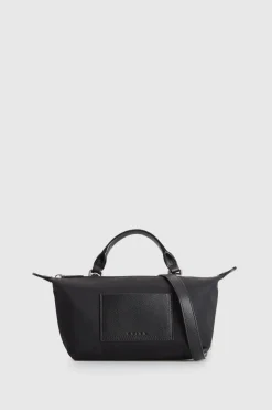 Noosa Leather Trim Crossbody Bag