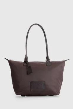 Noosa Leather Trim Tote Bag