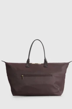 Noosa Leather Trim Travel Tote Bag