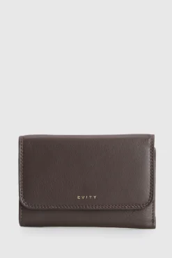RFID Daisy Leahter Meadium Wallet