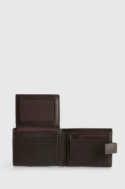 RFID Ellis Leather Tab Wallet