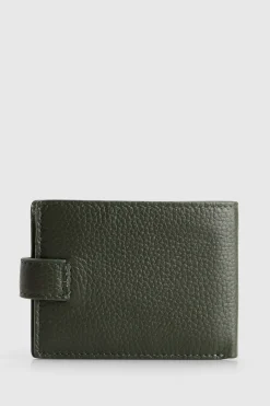 RFID Ellis Leather Tab Wallet